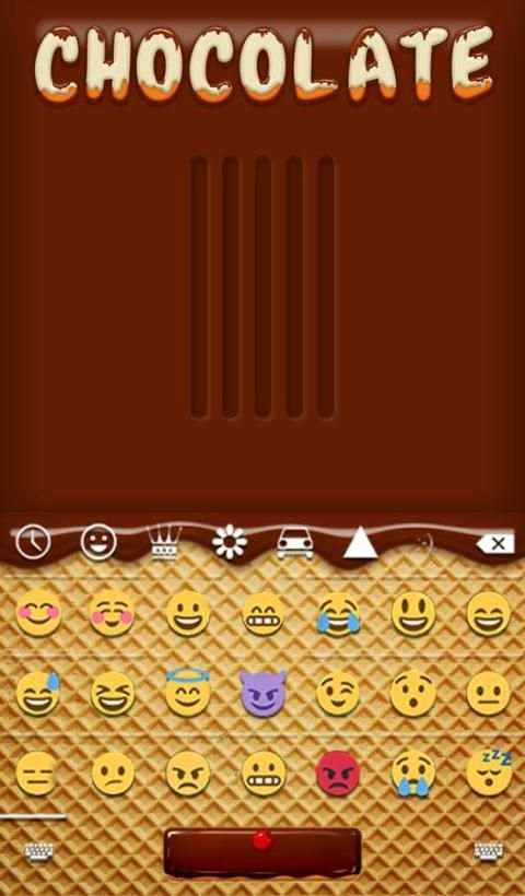 Chocolate Animated Keyboard स्क्रीनशॉट 4