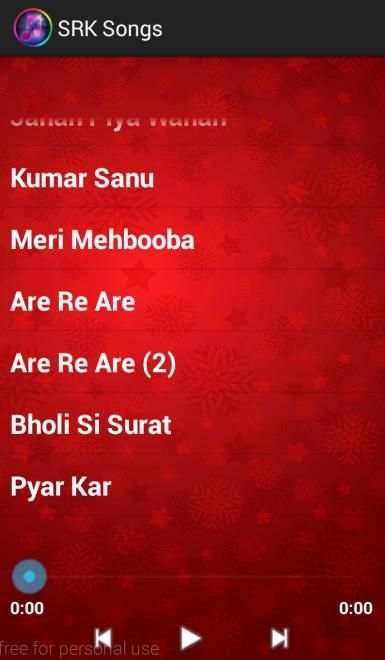 SRK Songs скриншот 2