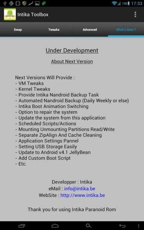 Intika Rom Toolbox Lite स्क्रीनशॉट 3