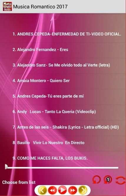 Musica Romantica Variada screenshot 4