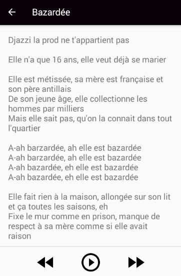 KeBlack Bazardée Songs скриншот 2