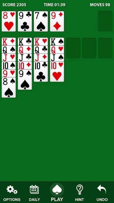 Solitaire स्क्रीनशॉट 3