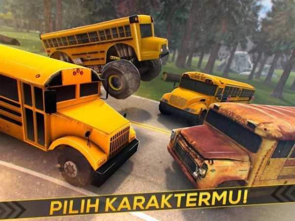 Bus melawan Moto GP Balap screenshot 4