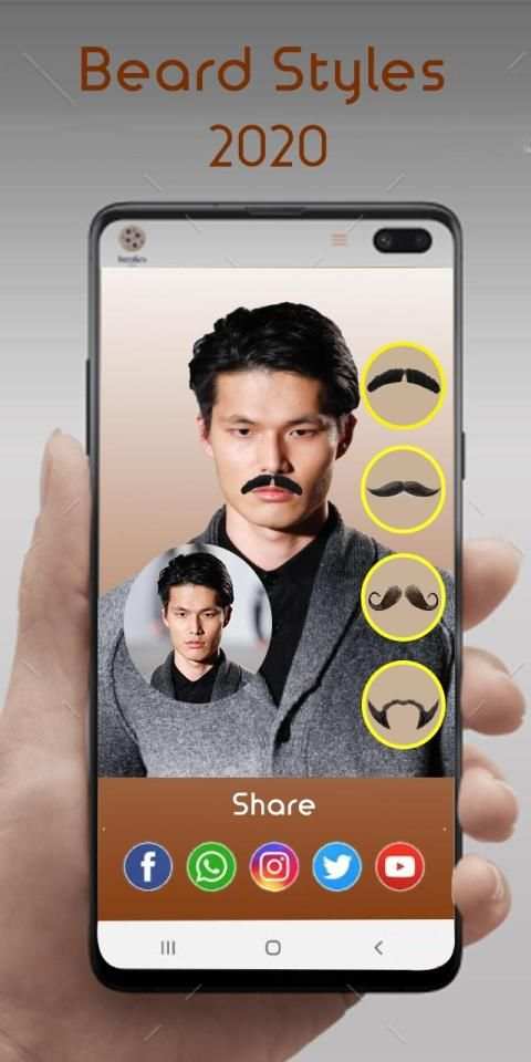 Men Photo Editor Beard, Hair Style, Mustache Dress स्क्रीनशॉट 1