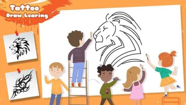 How to Draw Tattoo : Coloring Book Kids Tattoo screenshot 3
