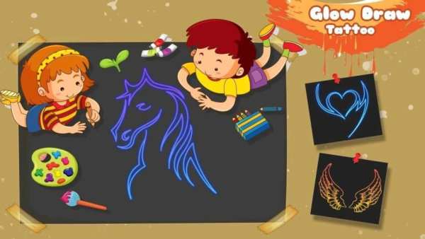 How to Draw Tattoo : Coloring Book Kids Tattoo screenshot 2