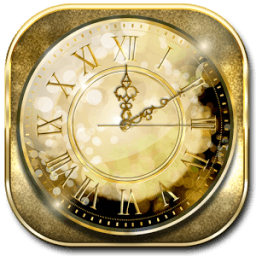Gold Clock Widget आइकन