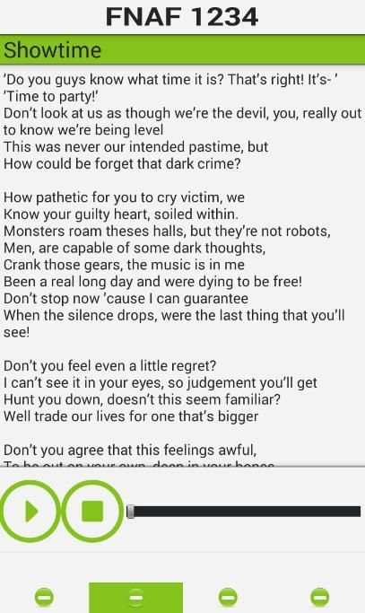 ALL FNAF SONGS 1234 screenshot 2