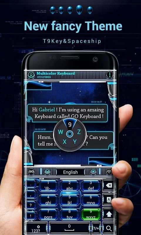 Apollo GO Keyboard Theme Emoji 2 تصوير الشاشة