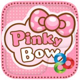 Pinky Bow GO Launcher Theme
