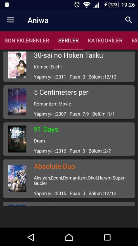 Aniwa screenshot 3