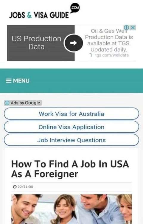Jobs And Visa Guide скриншот 3