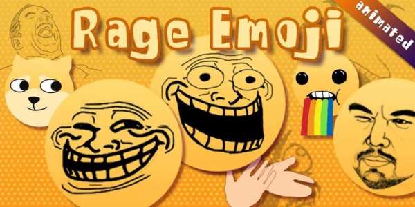 GO Keyboard Sticker Rage Emoji स्क्रीनशॉट 2