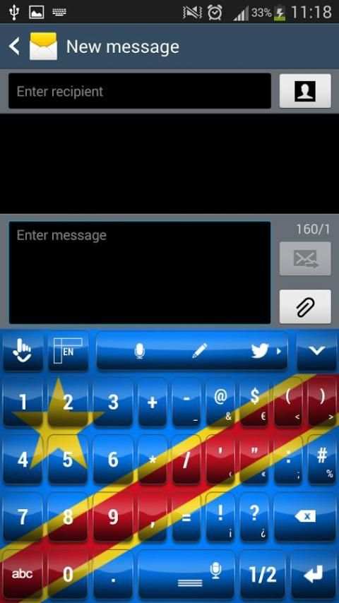 Congo Keyboard स्क्रीनशॉट 6