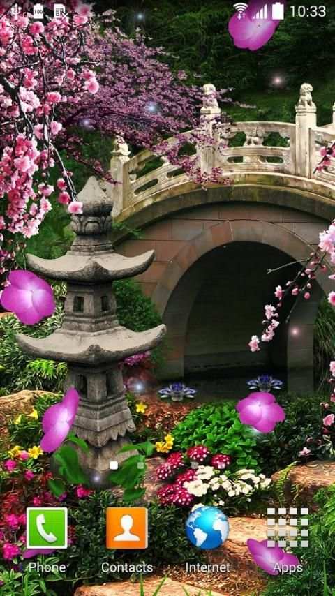 Sakura Live Wallpaper स्क्रीनशॉट 1