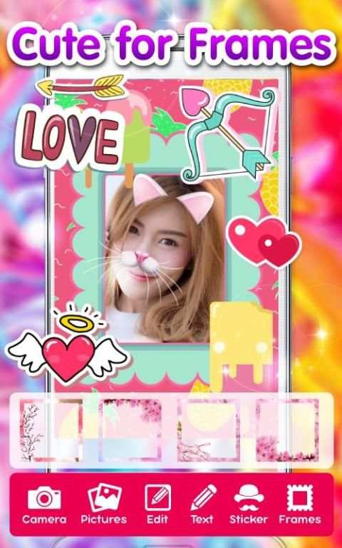 Selfie Cat Face Filters Camera स्क्रीनशॉट 3