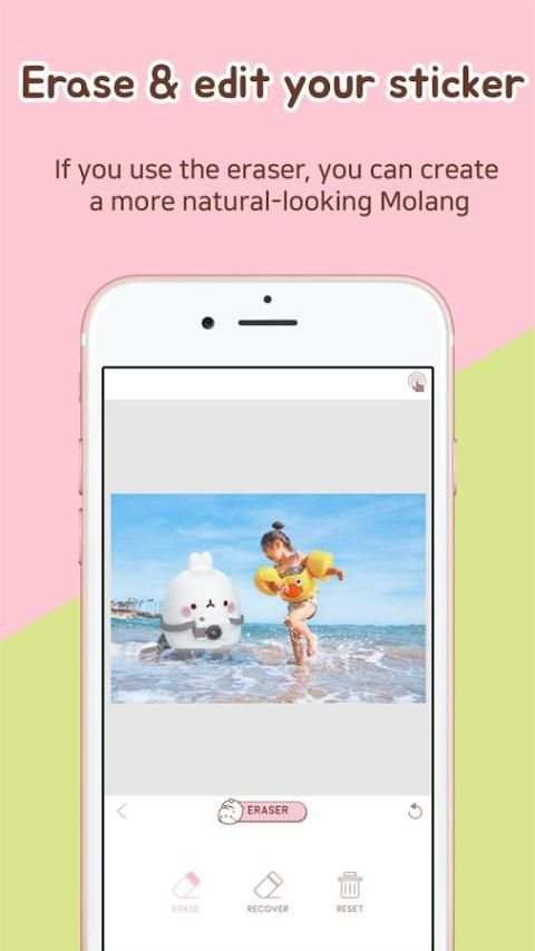 Molang&I - 3D Sticker Photo 3 تصوير الشاشة