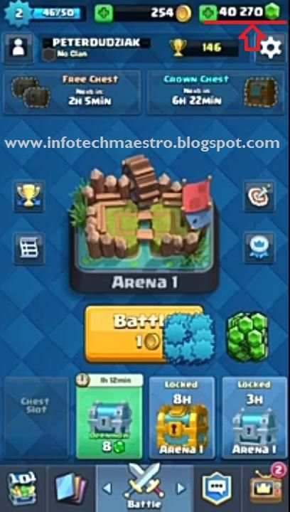 Cheats Clash Royale Prank скриншот 2