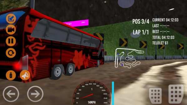Bus Telolet Racing 3D स्क्रीनशॉट 7