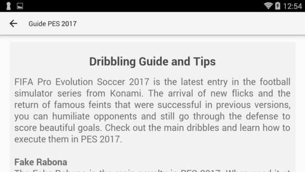 Guide Tips PES 2017 Game screenshot 4