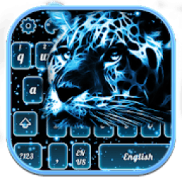 Neon Cheetah Keyboard Theme आइकन