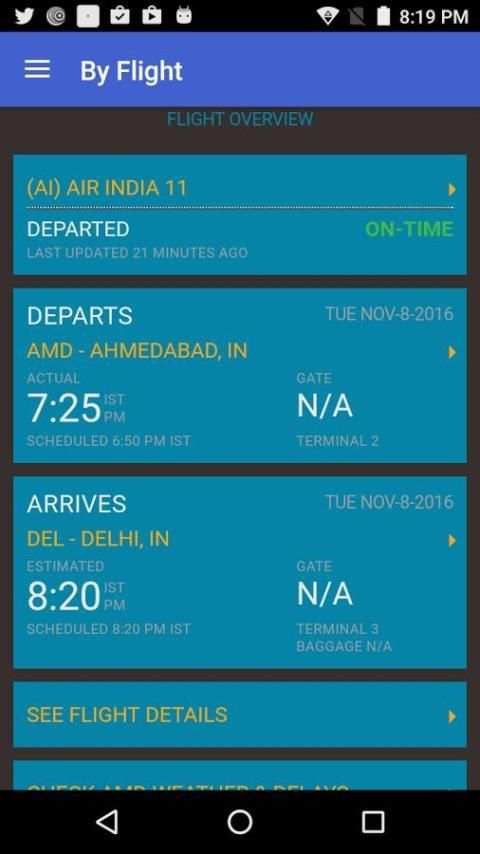 Air Flight Status Pro скриншот 3