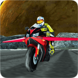 تحلق Fi الهيءه دراجة الشرطة 3D أيقونة