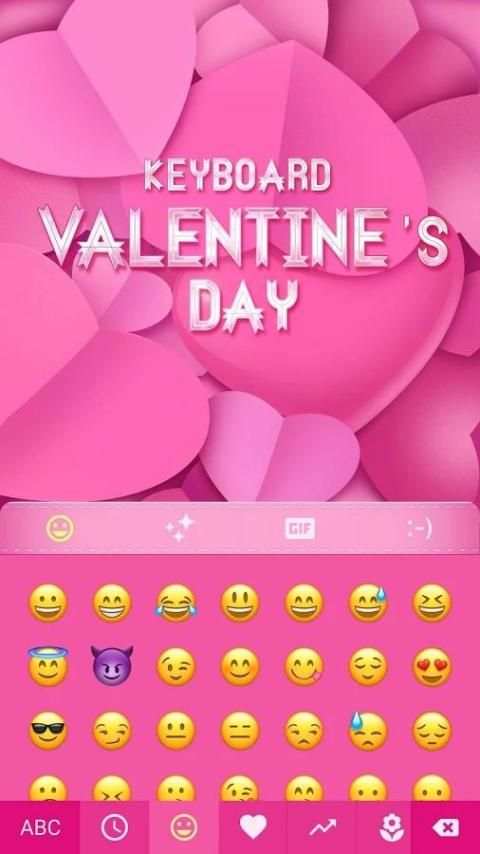 Valentines Keyboard Theme screenshot 3