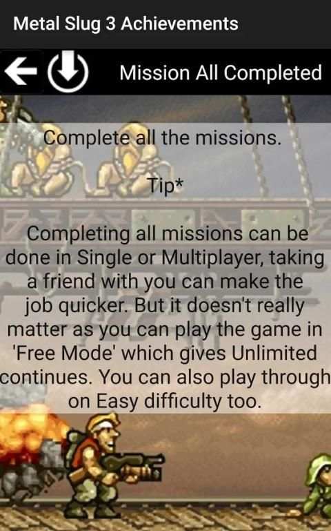 Achievements for Metal Slug 3 screenshot 2