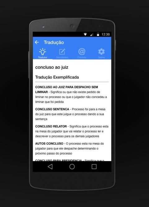 Tradutor Jurídico 1 تصوير الشاشة