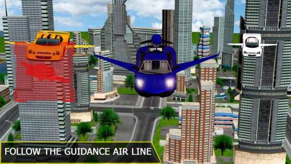 Flying Car City Transporting* screenshot 1