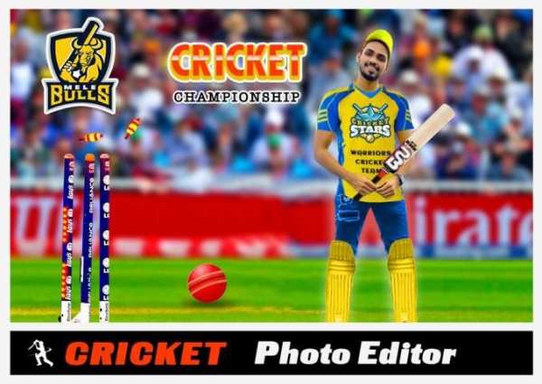 Cricket Photo Editor स्क्रीनशॉट 2