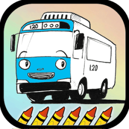 Toya Little Bus Coloring Game иконка