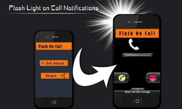 Flash Light On Call 2 تصوير الشاشة