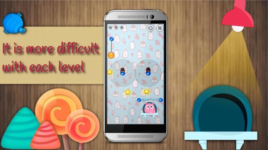 बिल्ली फ़ीड - रस्सी काट स्क्रीनशॉट 1