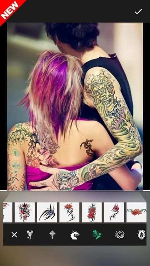 Tattoo My Photo Editor screenshot 1
