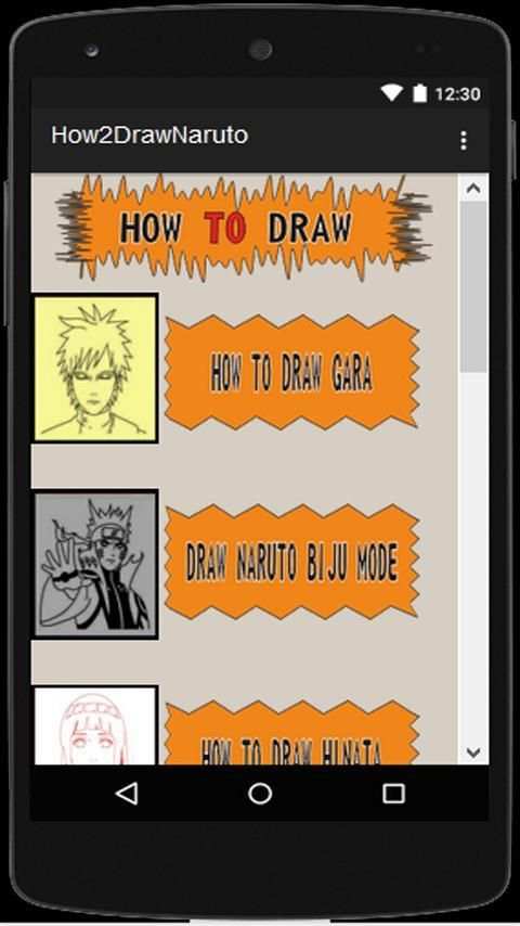 How To Draw Narut0 4 تصوير الشاشة