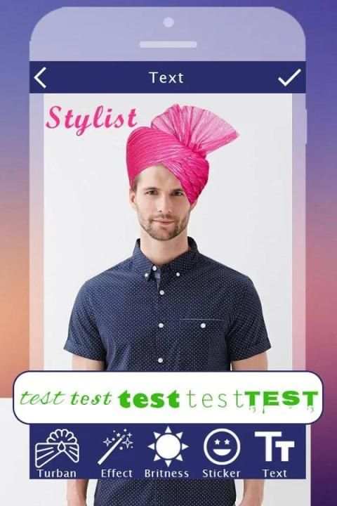 Turban Photo Editor screenshot 1