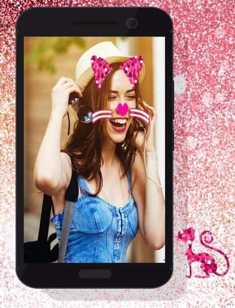 Cat Face snap photo Filter स्क्रीनशॉट 4