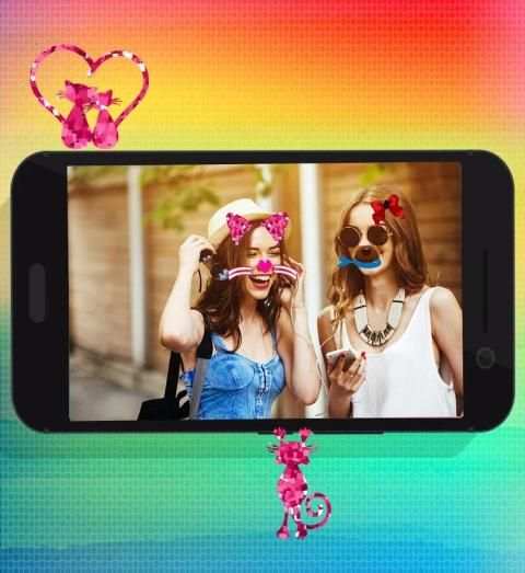 Cat Face snap photo Filter स्क्रीनशॉट 3