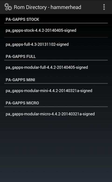 Rom Directory screenshot 5
