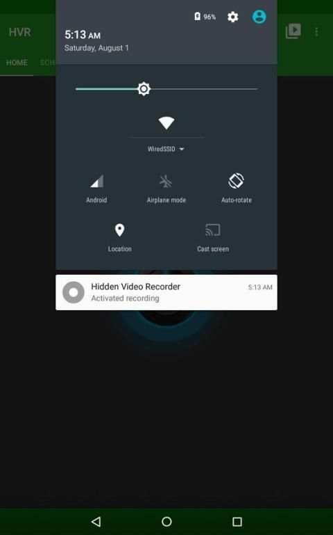 Hidden video recorder (HVR) screenshot 4