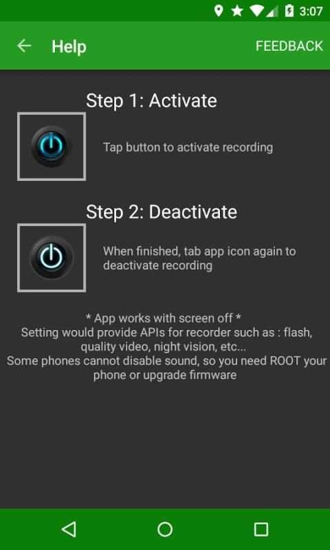 Hidden video recorder (HVR) 13 تصوير الشاشة