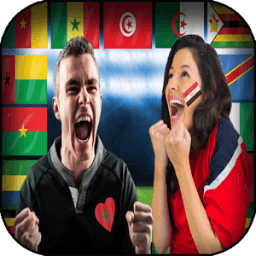 Africa flags Face Football иконка