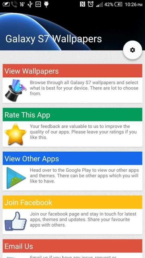 Stock Galaxy S7 Wallpapers 7 تصوير الشاشة