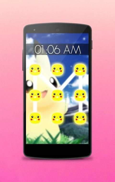 Pattern lock for Poke pikacho screenshot 1