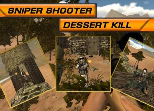 Sniper Shooter Desert Kill 3D screenshot 2