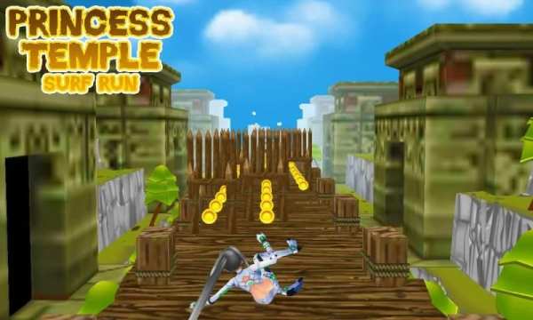 Princess Temple Surf Run скриншот 1