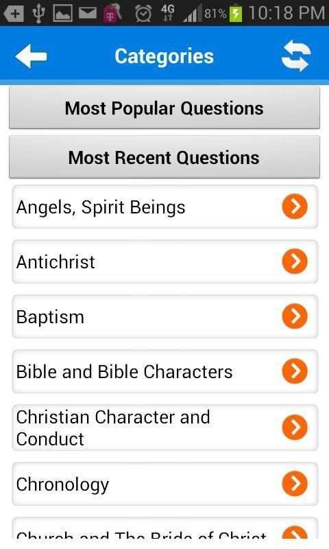 Bible Questions & Answers FAQ screenshot 6