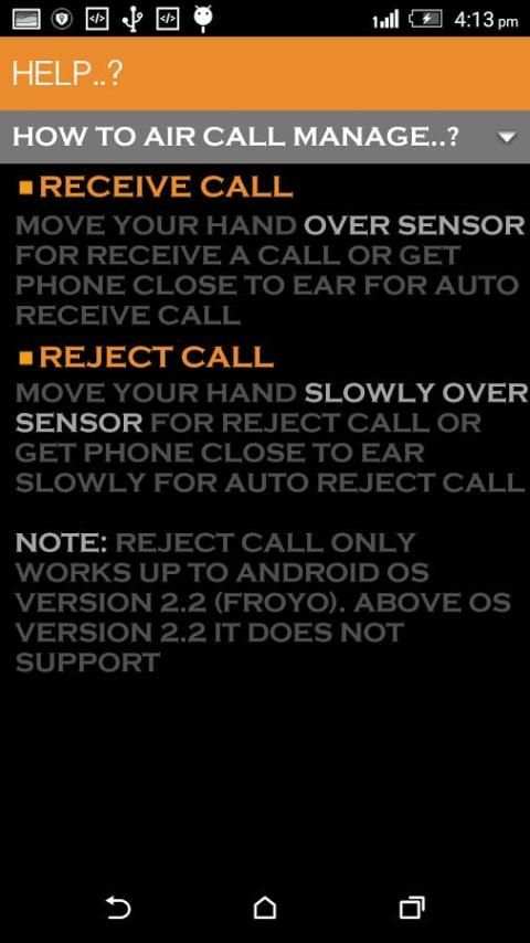 Air call Receive screenshot 2